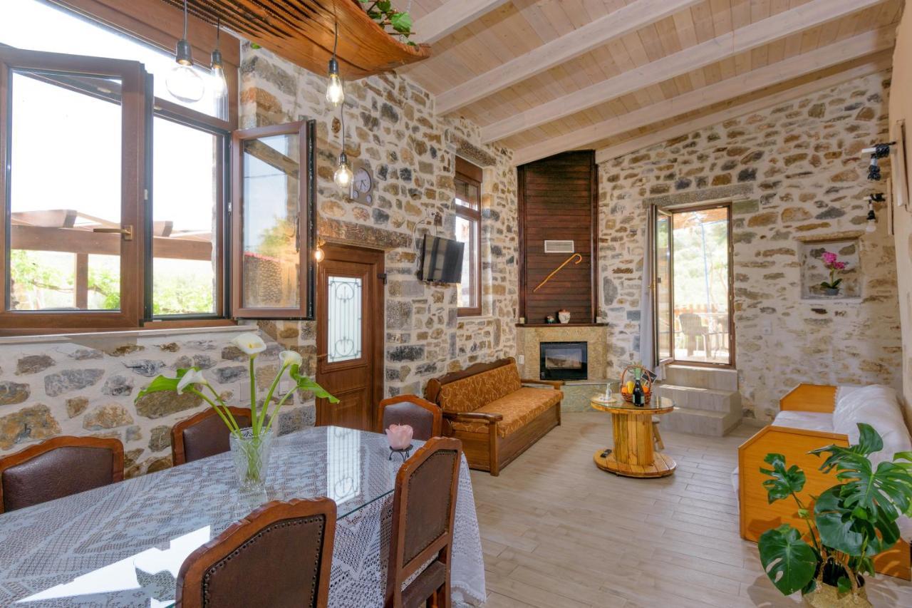 Platipodi Stone House Villa Nikithianos Exterior photo
